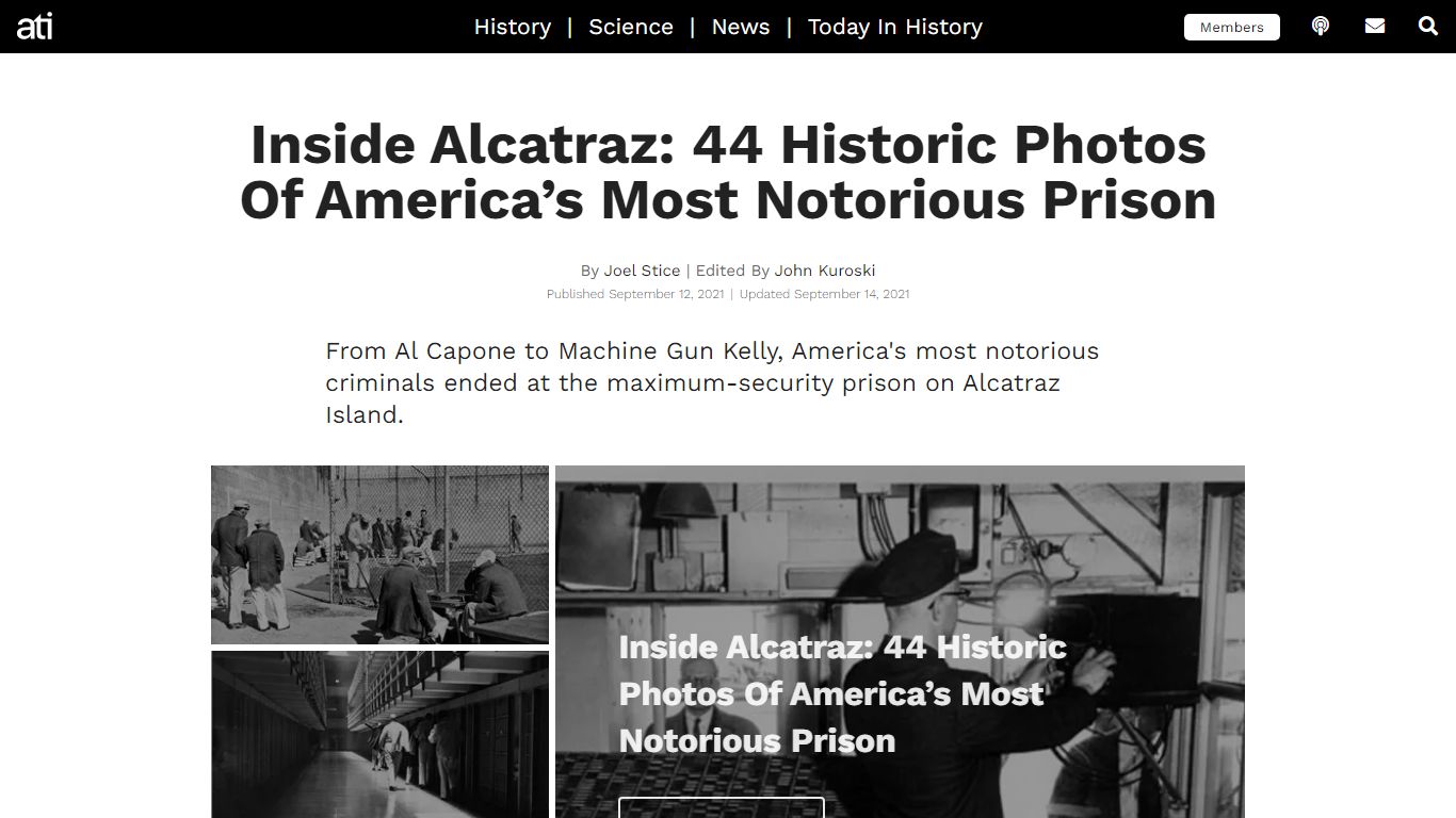 Alcatraz Prison: 44 Historic Photos Of America's Most Notorious Lockup